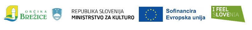Občina Brežice, Republika Slovenija Ministrstvo za kulturo, Sofinancira Evropska unija, I feel Slovenia
